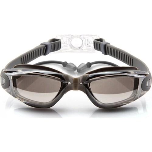 Swimming Goggles Anti-Fog UV Protection Crystal Clear Vision with Protective Case Fit For Adults Men Women Kids QW