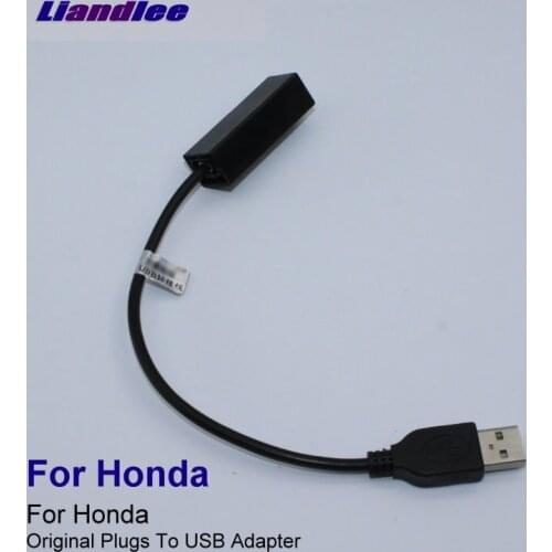 Liandlee Original Plugs To USB Adapter Connector For Honda All Models Car CD Radio Audio Media Cable Wire