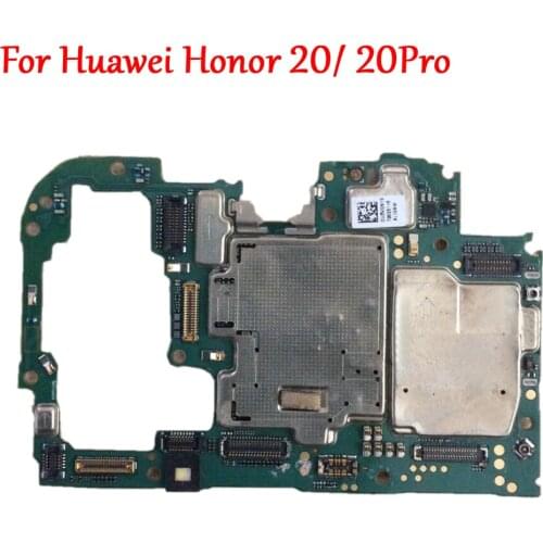 Full Work Original Unlock Motherboard For Huawei Honor 20/20Pro YAL-AL00 YAL-AL10 Mainboard Logic Circuit Electronic