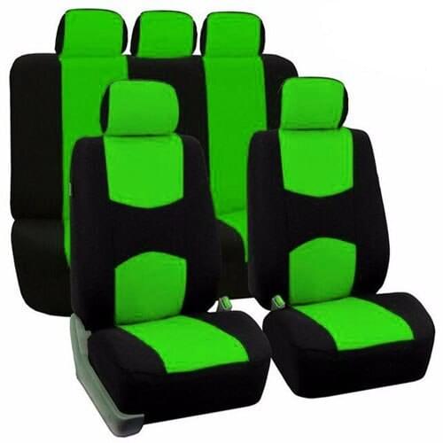 Full Set Universal Auto Seat Cover 9PCS Fit Most Styling Car Seat Covers Car Interior protctor Ventilation and dust 2017