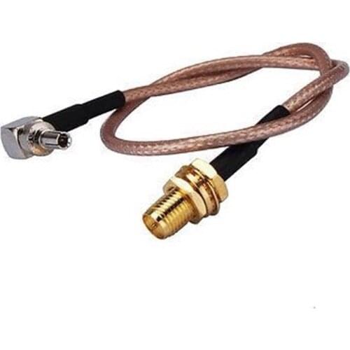 RF Connector CRC9 Male To RP-SMA Female Plug Pigtail Cable Adapter with 15cm wire