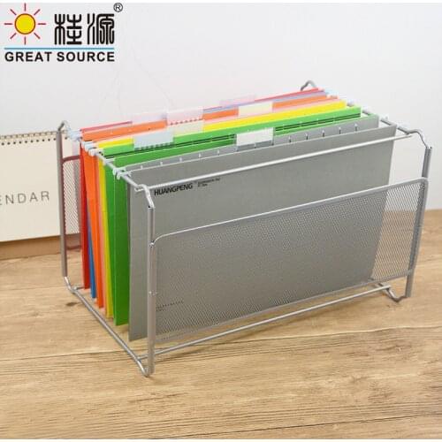 Assembled F/C Suspension Folder Holder Metal Mesh Holder Office Stationery(W39*D28.5*H24.5cm)