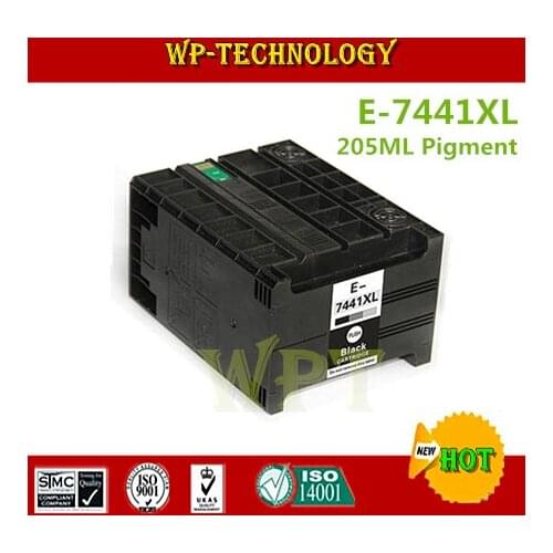 Compatible ink cartridges T7441XL , E-7441 XL suit for Epson WP-M4015DN M4095DN M4525DN M4595DN , Full With 205ML Pigment Ink
