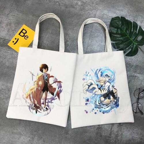Bungou Stray Dogs Shopper Bags Shopping Bag Tote Bag Shoulder Bag Canvas Bags Large Capacity College Handbag
