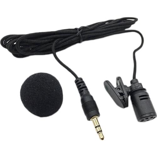 Universal Mini Mobile Computer Lavalier Clip Microphone Lightweight HD Call Anti-noise Laptops PC Wired Collar Clip Microphone