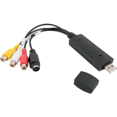 High Quality USB 2.0 Easycap Capture 4 Channel Video TV DVD VHS Audio Capture Adapter Card TV Video DV