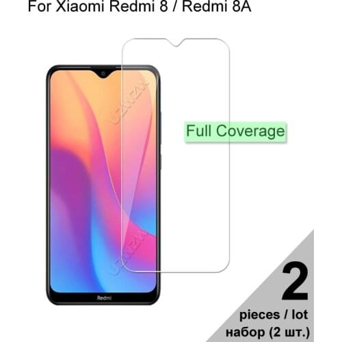 Tempered Glass For Xiaomi Redmi 8 / Redmi 8A Explosion-proof Full Cover Screen Protector Protective Glass For Xiaomi Redmi 8A 8