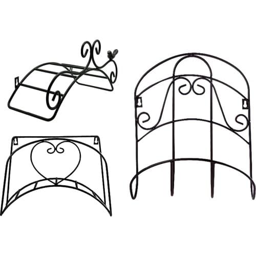 Iron Graden Hose Holder Storage Pipe Hanger Home Garage Organizer Bracket