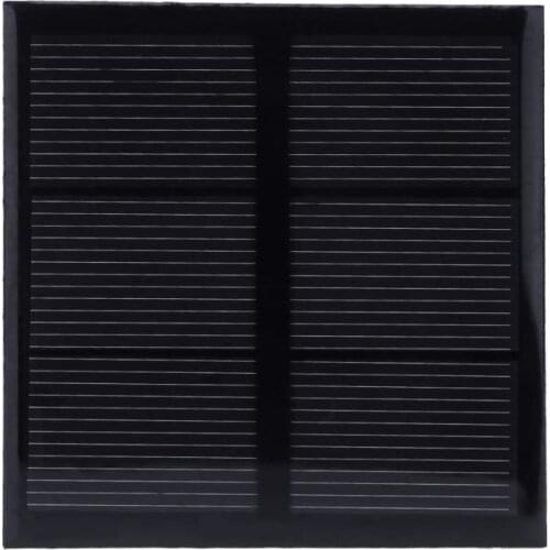 0.7W Epoxy Solar Panel 1.5V Mini Solar Panel Polycrystalline Silicon Epoxy DIY Solar Cell 1.2V Battery Charger with Cable