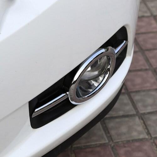 1 Pair Chrome Front Fog Lamp Light Cover Trim For Chevrolet Chevy Cruze 2009-2014