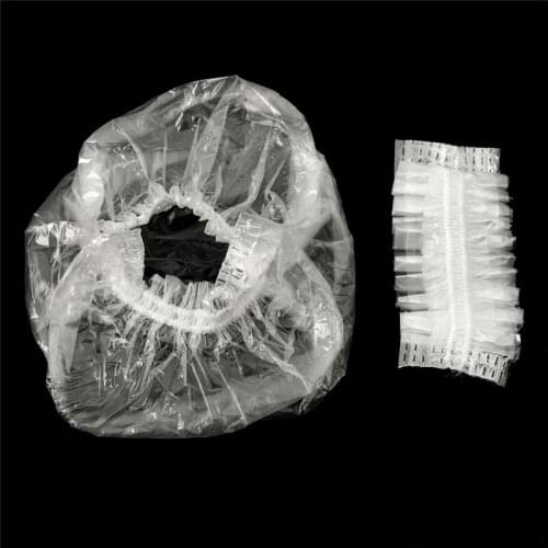 100pcs/lot Shower Waterproof Hair Coloring Ear Protector Cover Caps Disposable Ear Cover Pretty Pro Hair Salon Clear Earmuffs