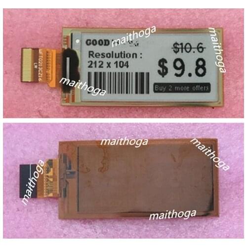 2.13 inch 24PIN Flexible EPD E-INK E-Paper Black White Screen IL0373 Drive IC 212*104 SPI Interface