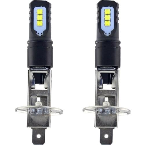 2PCS H1 LED Fog Light Bulb 6000K Super Bright White Daytime Running Lights 12V Wholesale