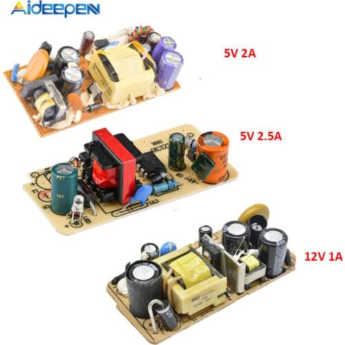 AC-DC 100V-240V to DC 5V 2A 2.5A 12V 1A Switching Power Supply Regulator Module Overvoltage Overcurrent Short Circuit Protection