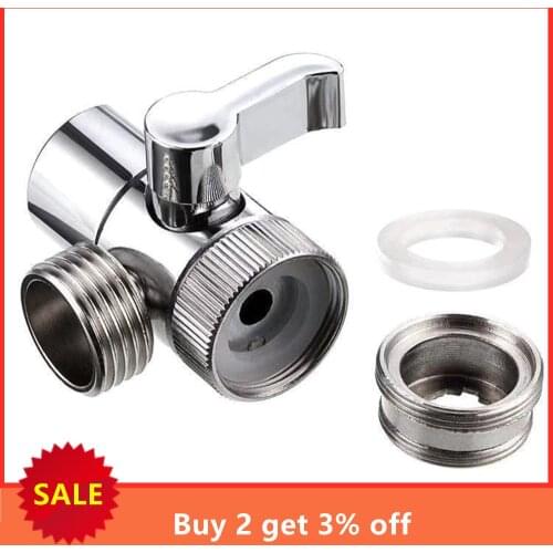 Switch Faucet Adapter Kitchen Sink Splitter Diverter Valve Water Tap Connector For Toilet Bidet Shower Bathroom Accessories