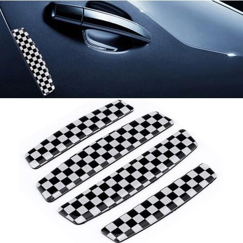 Car Stickers F1 Lattice For Corvette Cadillac Ford Focus 2 Fiesta Mitsubishi Honda Civic Toyota Corolla Door Prptection Decals