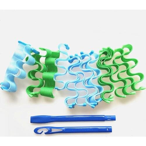 25cm Magic Hair Curler Portable Hairstyle Roller Sticks Spiral Hairdressing Styling Kit Heatless curls Tool