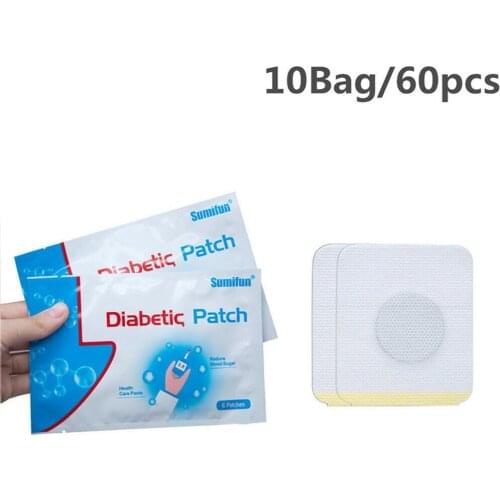 6Pcs/30Pcs Diabetic Patch Stabilizes Blood Sugar Balance Blood Glucose Patch Natural Herbs Content Diabetes Plaster Patch 2019