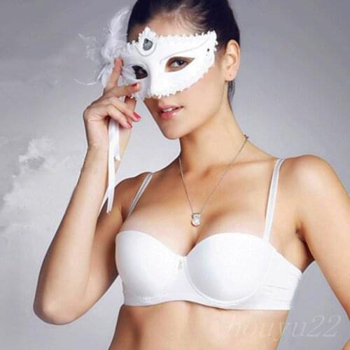 Mozhini Half cup padded cup gather breast bra duoble B cup super push up bra support breast lovely brassiere 32-36 A B cup