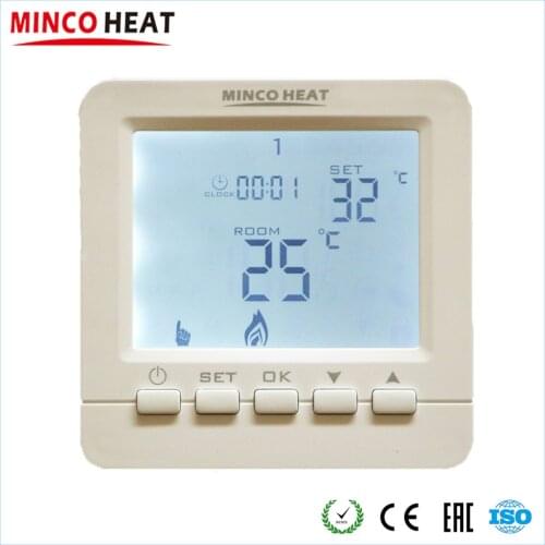 Digital Temperature Controller 16A Electric Heating 3A Water Heating Room Thermostat