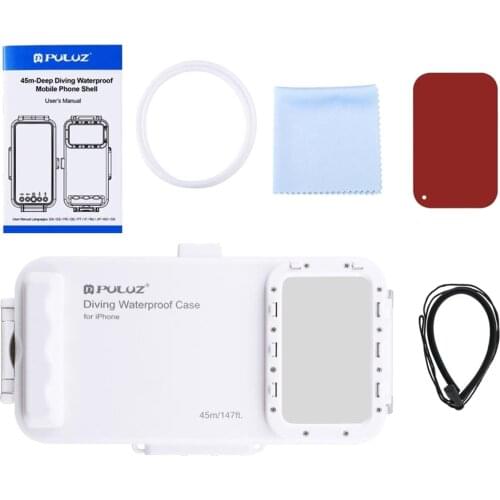 45m 150ft Diving Surfing Phone Case Protective Cover for 11 8 7 6s 6s Plus SE Cellphone the system is iOS 13.0 or above