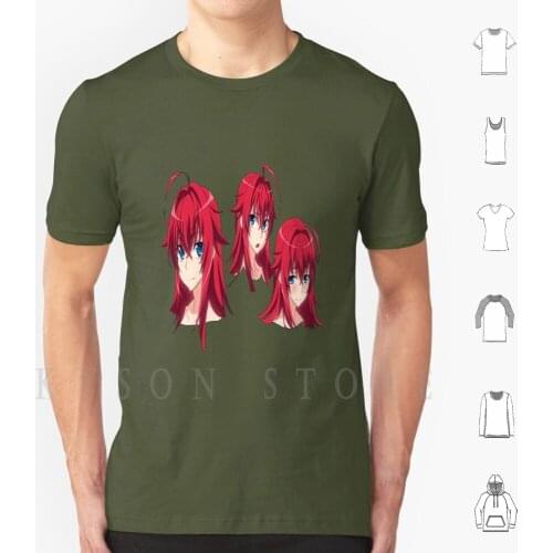 High School Dxd Rias T Shirt Diy Big Size Cotton Anime High School Dxd Highschooldxd High School Dxd Saison 4 Manga Rias