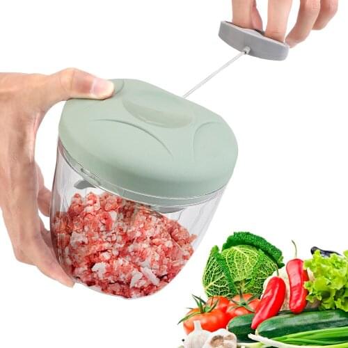 Hand-Pulled Crusher Chopper Garlic Triturator Manual Mashed Cut Crushed Garlic Ginger Fresh Chili Kitchen Gadget Garlic Artifact