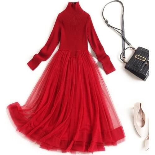 LESPALDA Fashionable Knitted Dresses