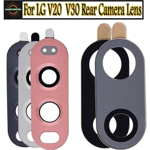 ORIGINAL for LG V20 H990 H918 LS997 Rear Back Camera Glass Lens Cover Glass Replacement Parts For LG V30 H930 VS996 Camera Lens