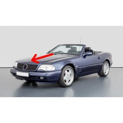 Mercedes r129 Hood Star Emblem Front Badge SL Class 1989-2002 Aftermarket A1298880116