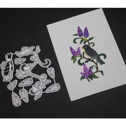Bird Frame Metal Cutting Dies Flower Troqueladora Tree Branches Decoration Stencil Scrapbooking Stamps And Dies 2019 New Craft