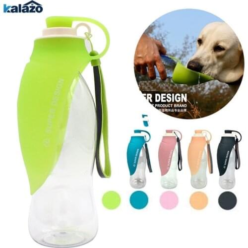 Pet dog accompanying Water bottle Outing supplies outdoor water drinking device Portable kettle pet supplies