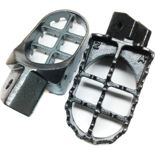 Motocross MX Dirt Bike Racing Steel Foot Pegs For Suzuki RM 80 1993-2001