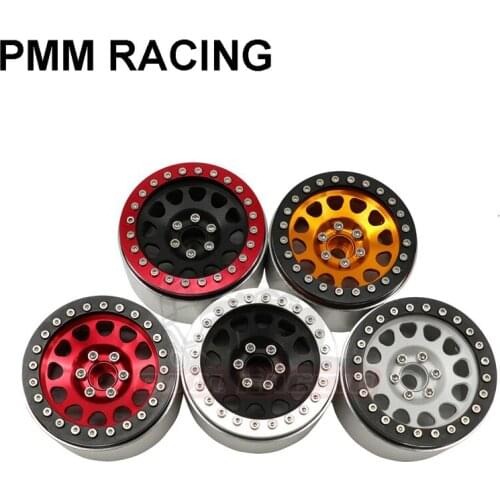 4pcs Metal alloy wheels Hub 2.2 in With 15mm adapter For 1/10 RC Crawler Car Traxxas TRX4 G500 AXIAL SCX10 D90 D110 Wraith TRX6