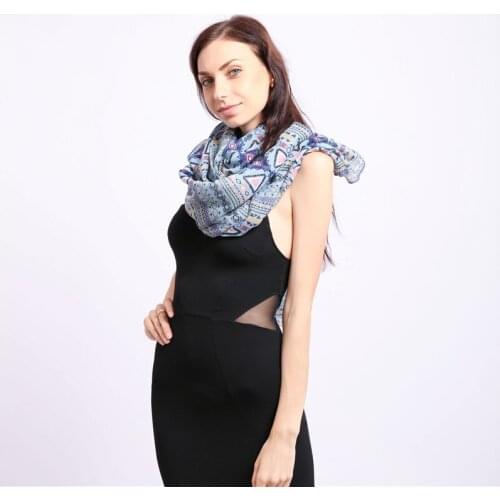 Light weight Elegant Geometry pattern Design scarf easy wrap summer outwear 2020