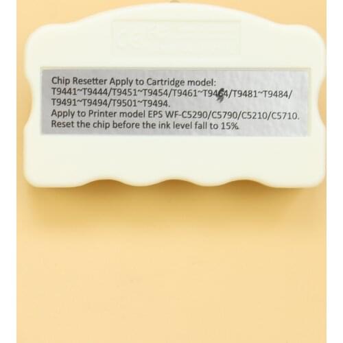 T9441-T9444 T9451-9454 T9461-9464 T9481-9484 Ink Cartridge Chip resetter for Epson WF-C5290 5790 5210 5710 original chips