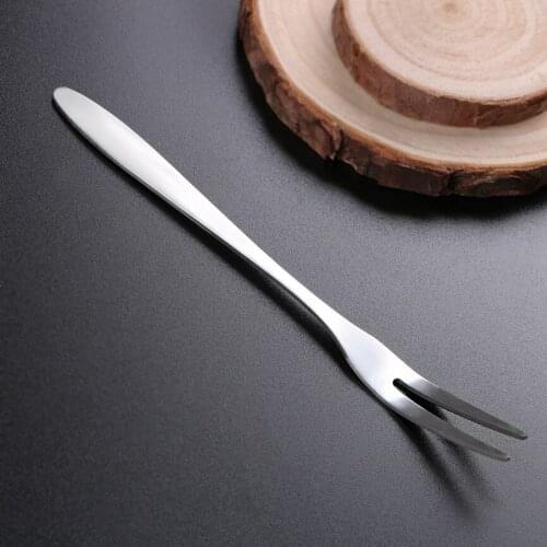 Fruit Fork Sturdy and Sharp Restaurant Party Supplies Tableware Stainless Steel Dessert Cake Salad Fork