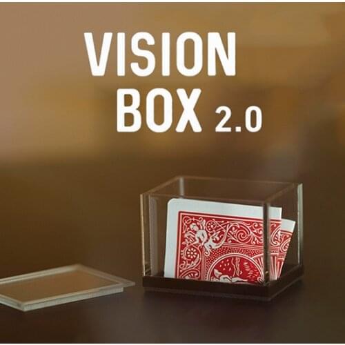 Vision Box 2.0 By Joao Miranda Magic Tricks prop Card Magie Decks Close Up Performer Gimmick Mentalism Magia Prediction Fun
