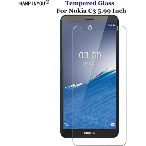 For Nokia C 3 Tempered Glass 9H 2.5D Premium Phone Screen Protector Film For Nokia C3 5.99"