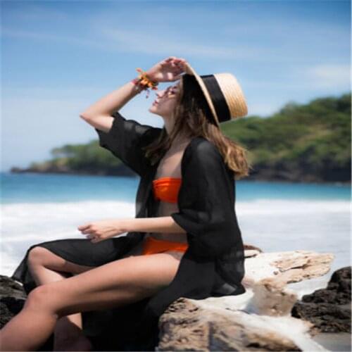 Women Solid Color Women Tassel Bikini Cover Up Beachwear Swimwear Summer Holiday Casual Clothes 2020 New Trendy