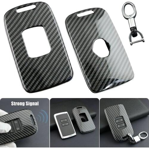 1 PC ABS Carbon Fiber Car Key Case Keychain Case Protector Case For Renault Kadjar Megane Koleos Keychain
