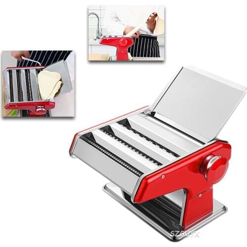 220V Multifunctional Electric Wonton Dumpling Skin Maker Electric Noodle Machine Thickness Adjustment Press Dough Make Noodles