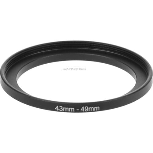 43mm To 49mm Metal Step Up Rings Lens Adapter Filter Camera Tool Accessories