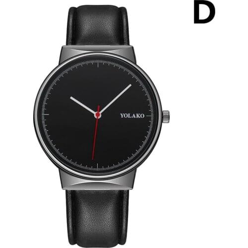 Luxury Brand YOLAKO Mens Watch Leather Watch Men Watches Military Sport Wristwatch Quartz Watch reloj hombre relogio masculino