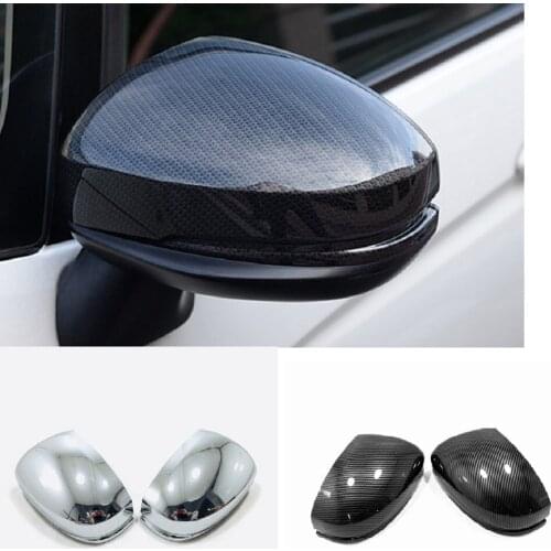 Rearview Mirror Cover Side Wing Rear View Mirror Case Covers Trim For Honda Fit Jazz 2014-2020 Rearview Mirror Cover