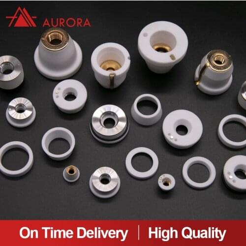 AURORA Laser Ceramic Ring Parts For Fiber Cutting Machine Laser Welding Head 28mm 32mm For IPG Pray Bystronic Domestic Hiyage
