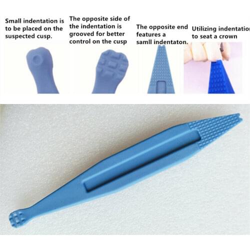 2Pcs/Lot Dental Tooth Cleft Crack Detector Probe 135℃ Fracture Locating Crown Bridge Seat