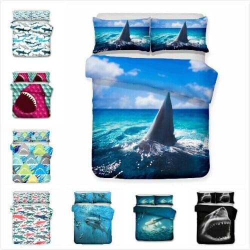 Shark Animal Home Textile Pillow Case 3D Duvet Covers Comforter Bedding Sets Bed Set Home Decor Bedding