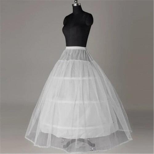 2 layer 3 Hoop Elastic Waist Bridal Gown Drawstring Dress Petticoat Underskirt Crinoline Wedding Dress