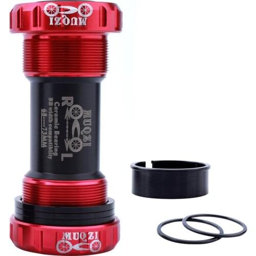 MTB Mountain Bike Bicycle Cycling Ceramic Thread Bottom Bracket 68mm/73mm BB Crank Set Bearing Axis Parts